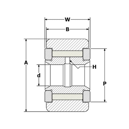 1.00, Bronze Bushing Yoke Roller